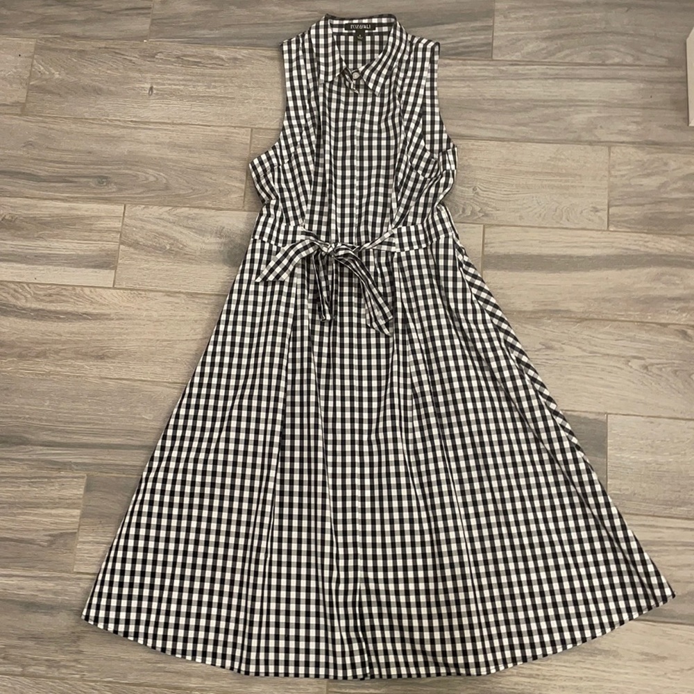 Button up belted shirt dress